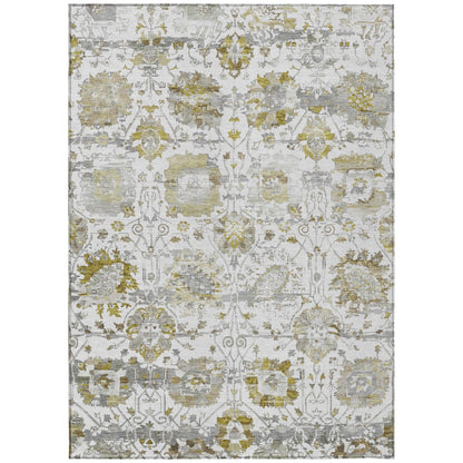 Haelira Linen Washable Indoor-Outdoor Rug
