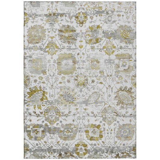 Haelira Linen Washable Indoor-Outdoor Rug