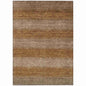 Haelius Brown Washable Indoor-Outdoor Rug