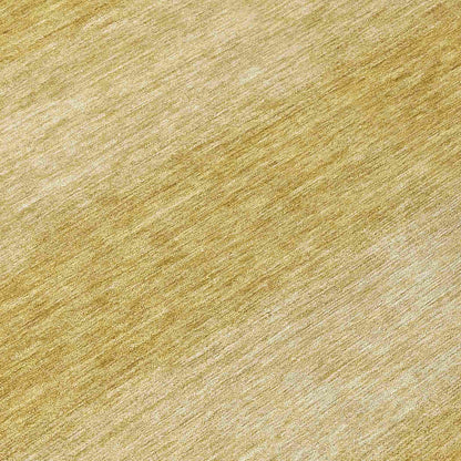 Haelius Gold Washable Indoor-Outdoor Rug