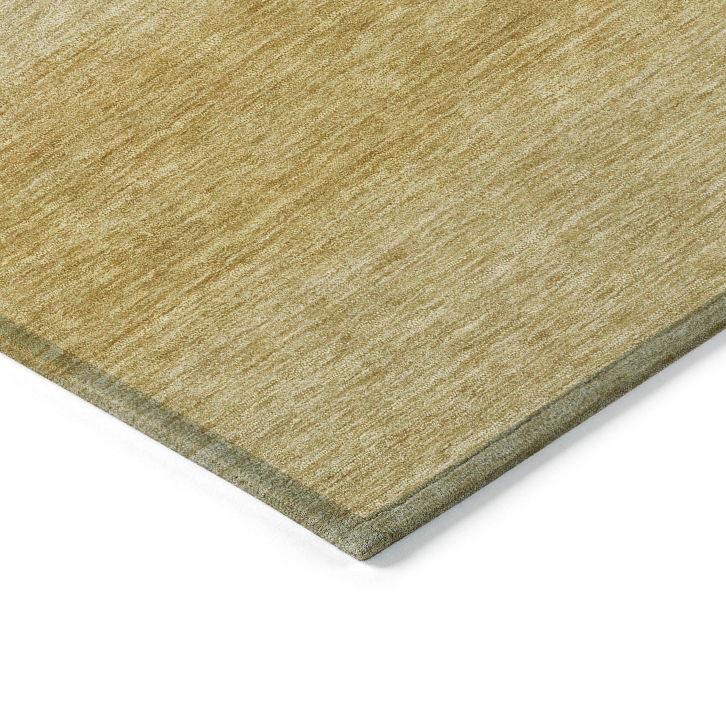 Haelius Gold Washable Indoor-Outdoor Rug