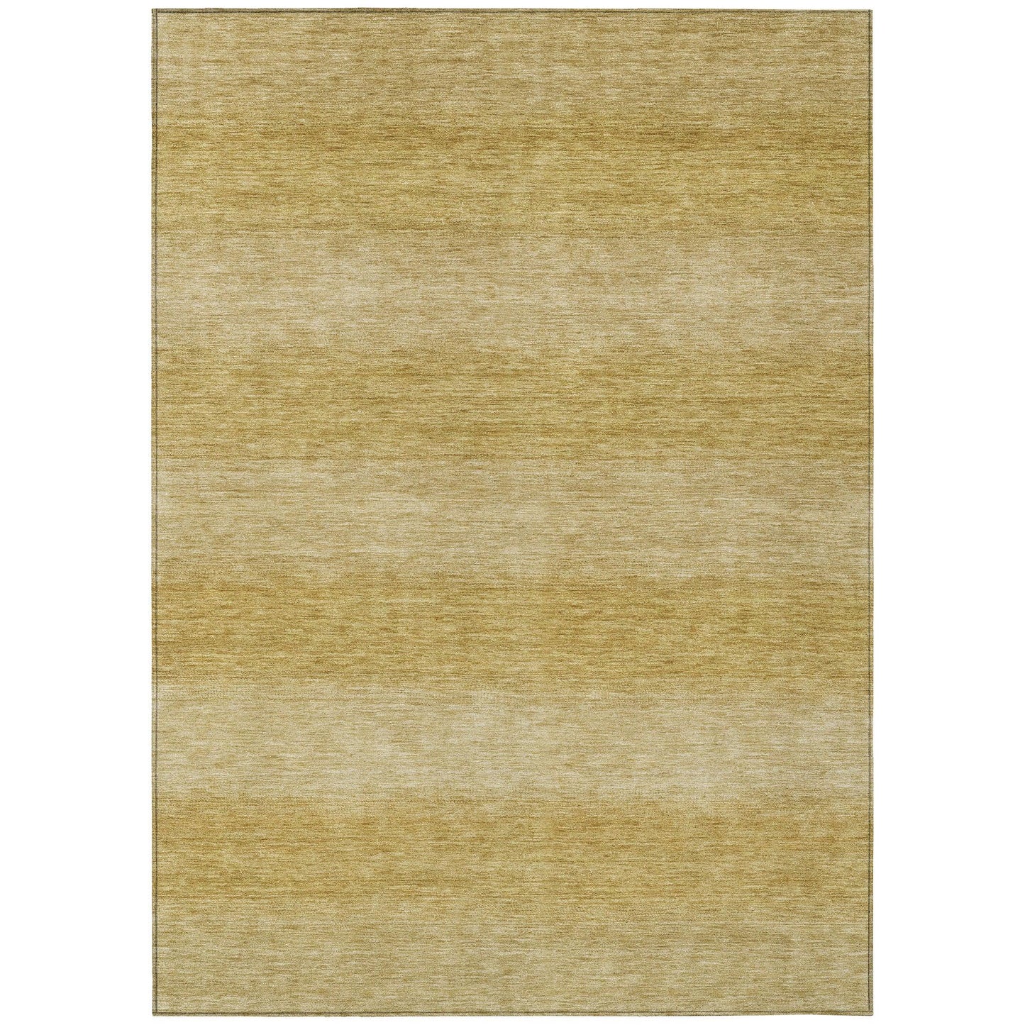 Haelius Gold Washable Indoor-Outdoor Rug