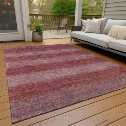 Haelius Paprika Washable Indoor-Outdoor Rug