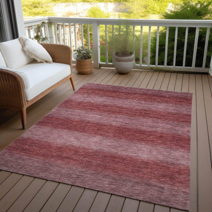 Haelius Paprika Washable Indoor-Outdoor Rug