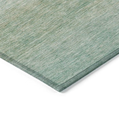 Haelius Teal Washable Indoor-Outdoor Rug
