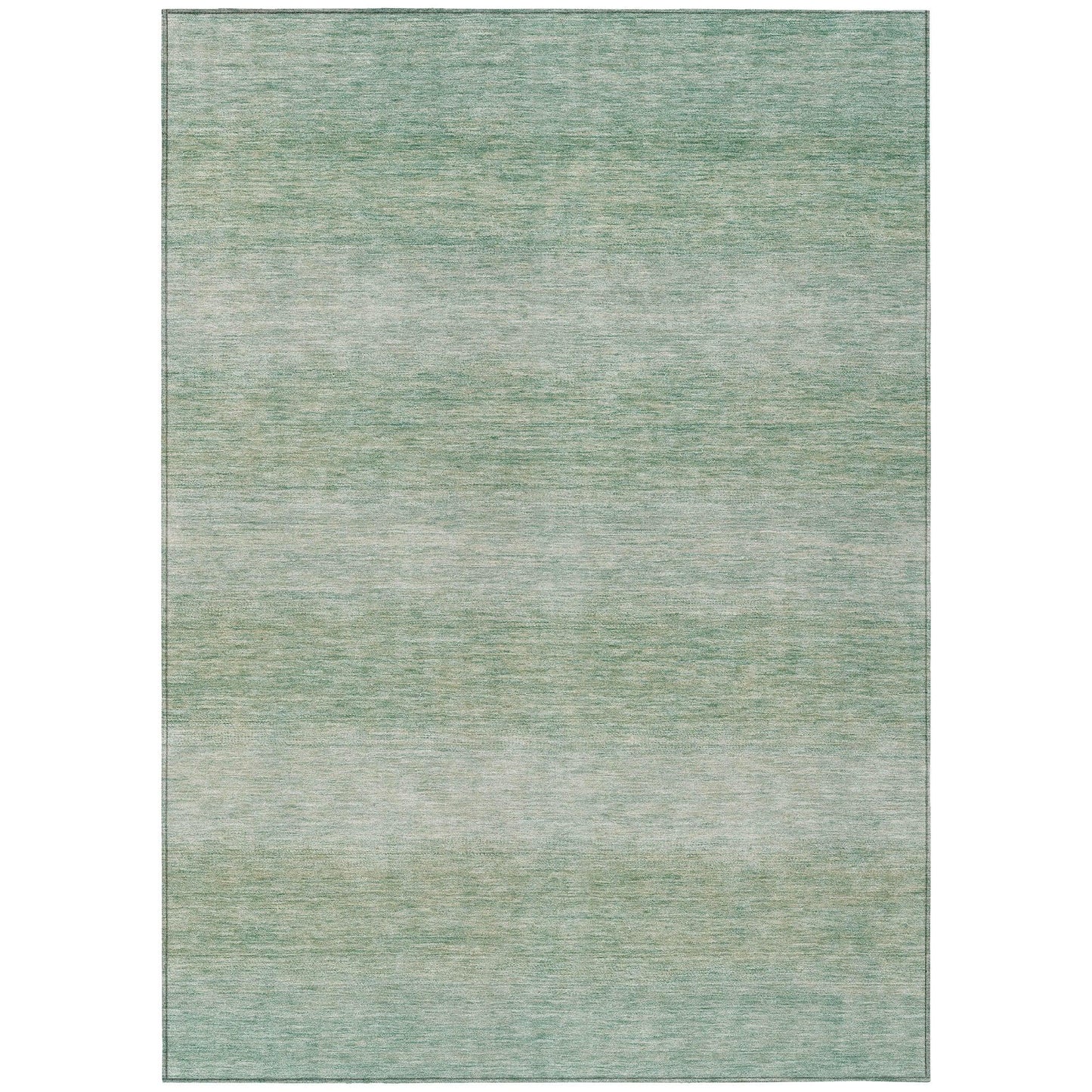 Haelius Teal Washable Indoor-Outdoor Rug