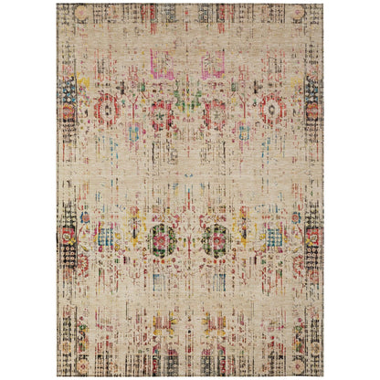 Haelon Beige Washable Indoor-Outdoor Rug