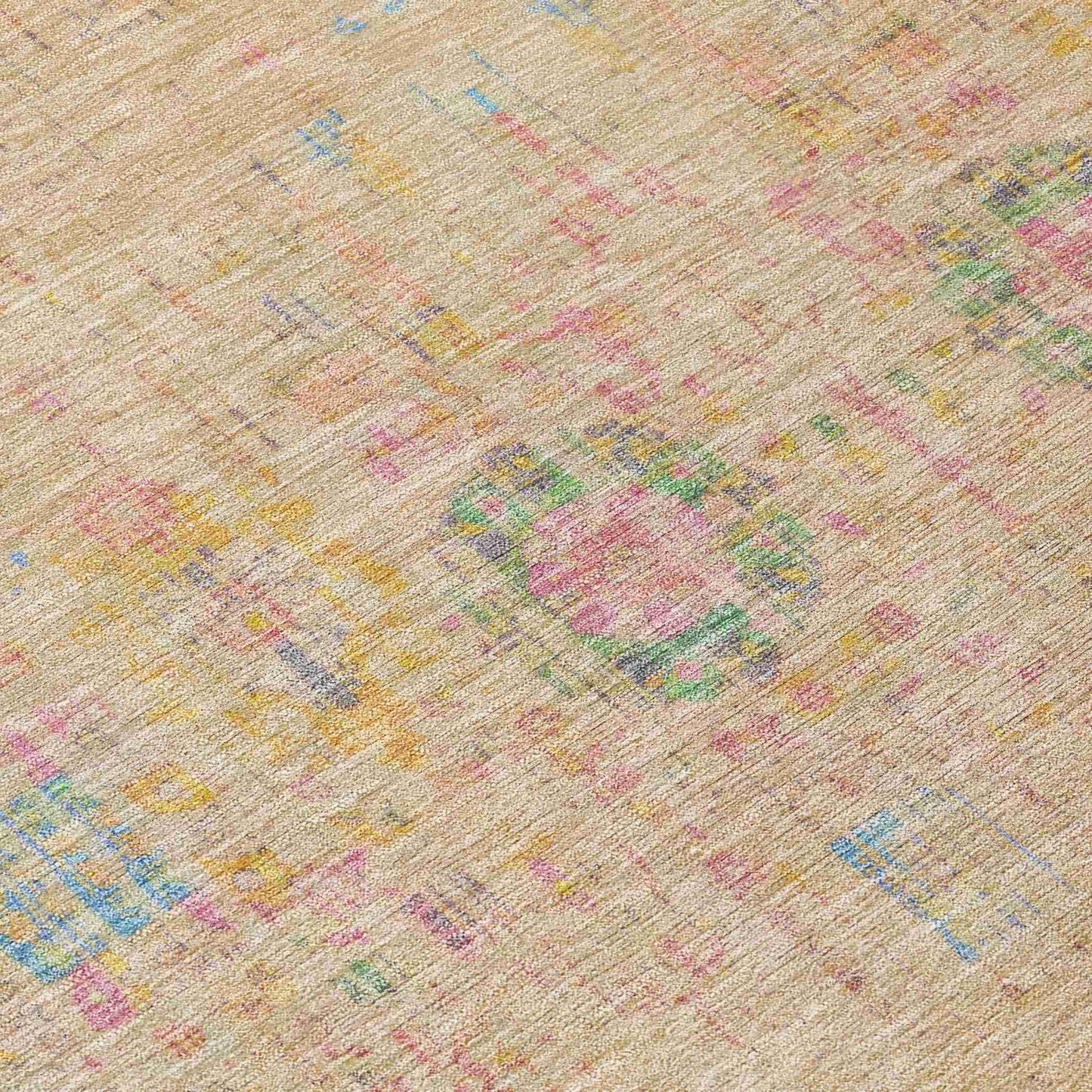 Haelon Brown Washable Indoor-Outdoor Rug