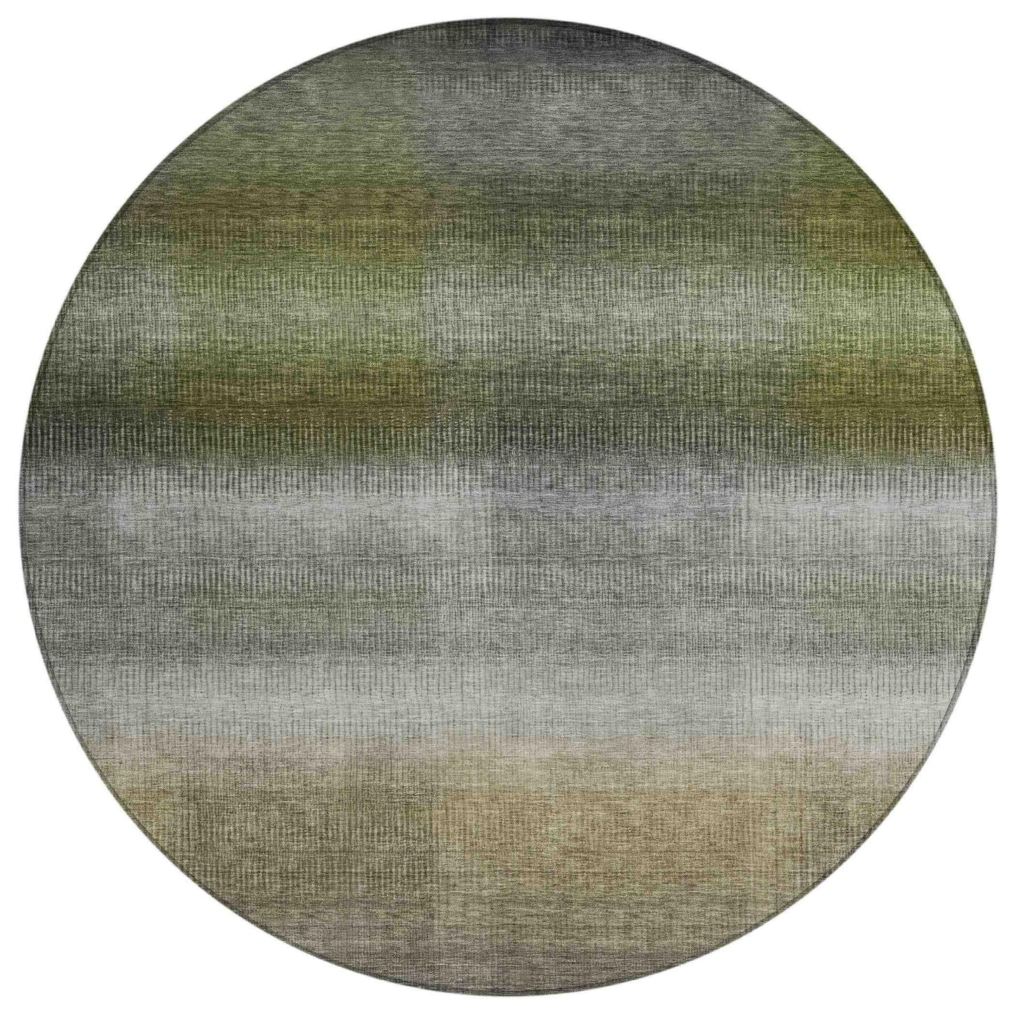 Haelor Gray Washable Indoor-Outdoor Rug