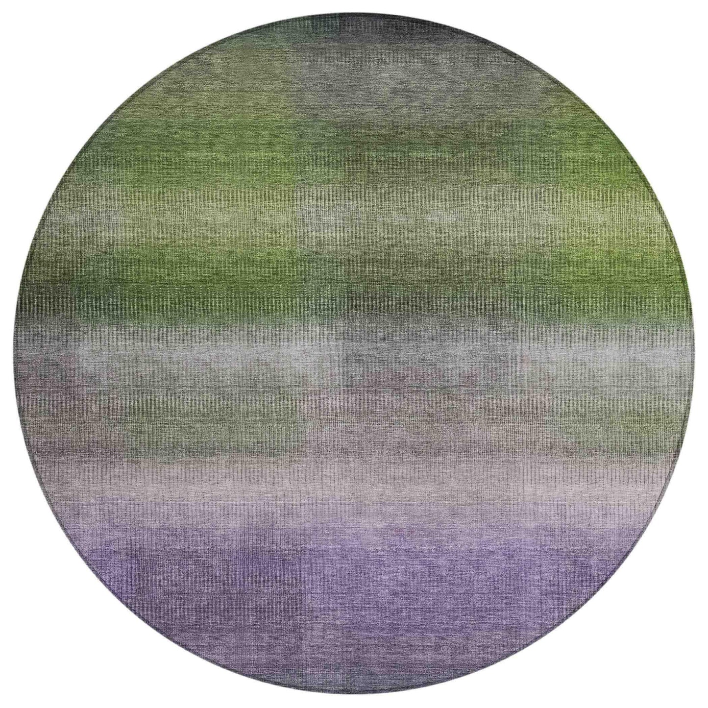 Haelor Green Washable Indoor-Outdoor Rug