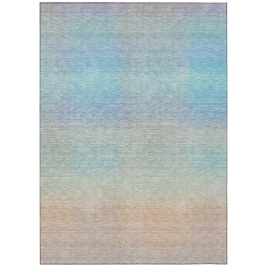 Haelor Sky Washable Indoor-Outdoor Rug