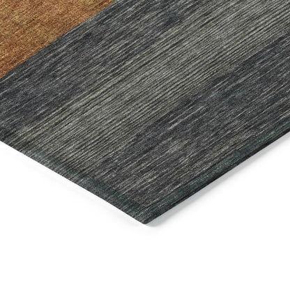 Haelora Blue Washable Indoor-Outdoor Rug