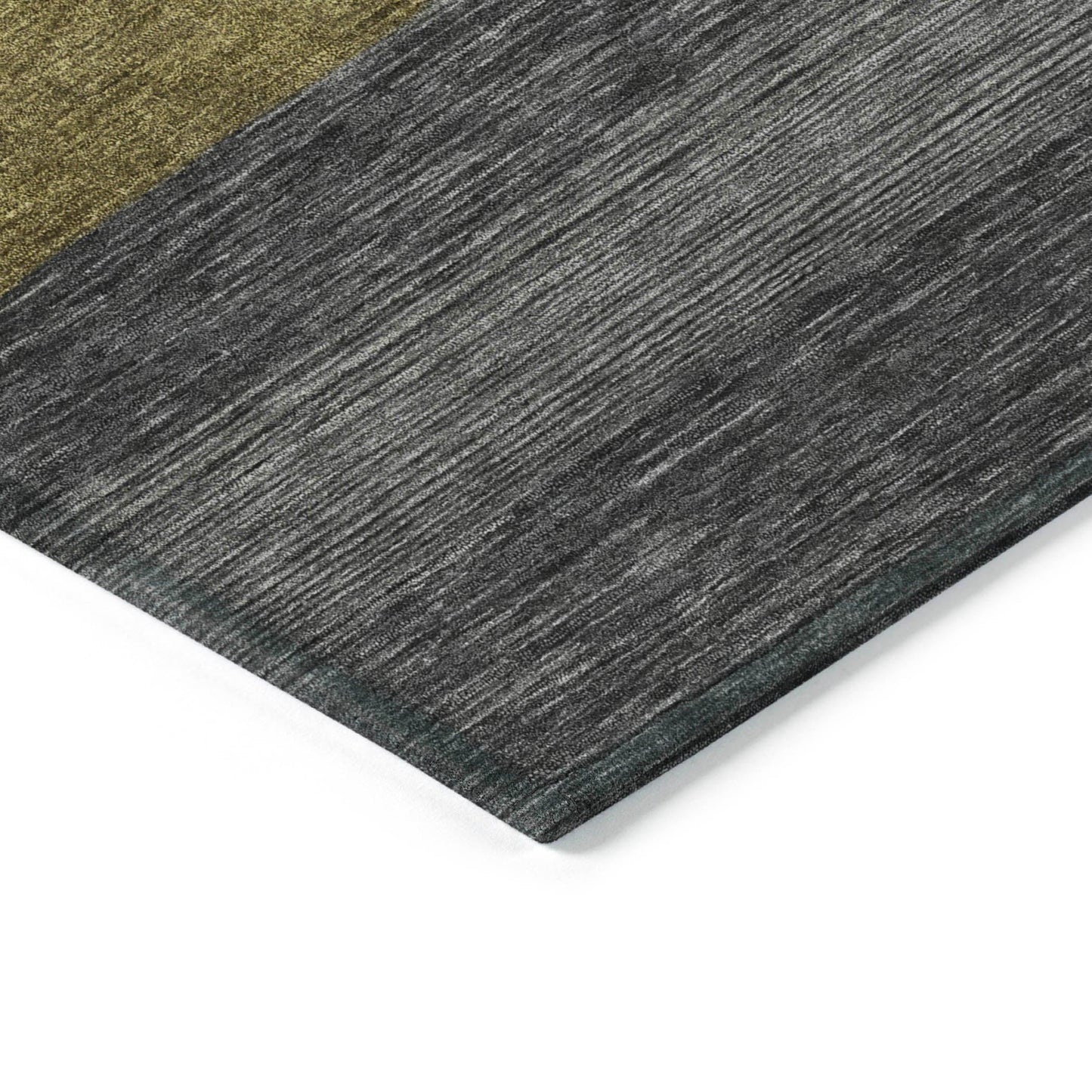 Haelora Gray Washable Indoor-Outdoor Rug