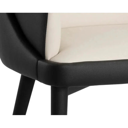 Hagan Leather Dining Armchair - LOOMLAN - SUNPAN - Dining Chairs