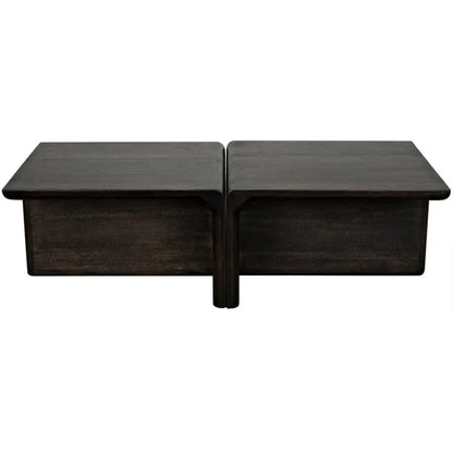 Hagen Coffee Table, Ebony Walnut - LOOMLAN - Noir - Coffee Tables