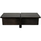 Hagen Coffee Table, Ebony Walnut - LOOMLAN - Noir - Coffee Tables