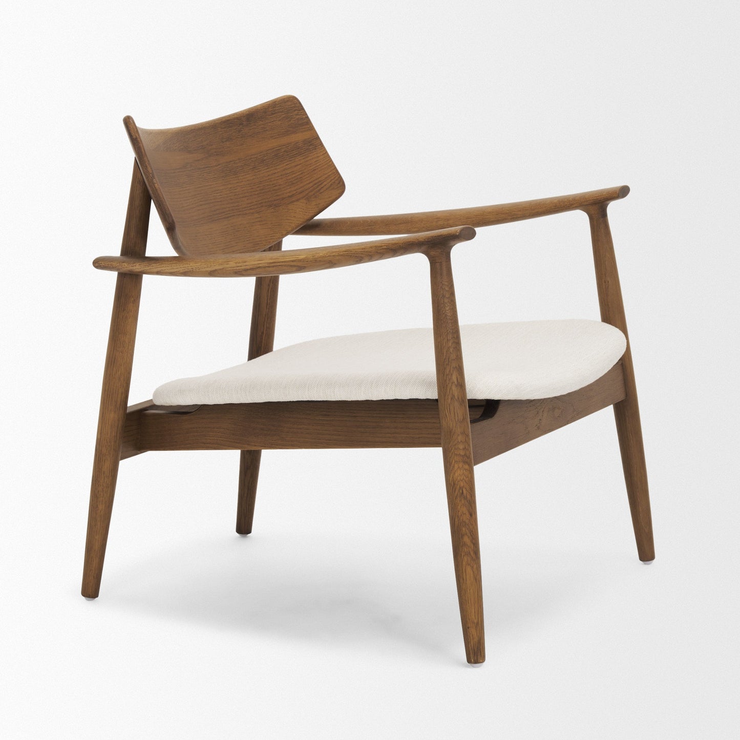 Haggen Cream Fabric Accent Chair