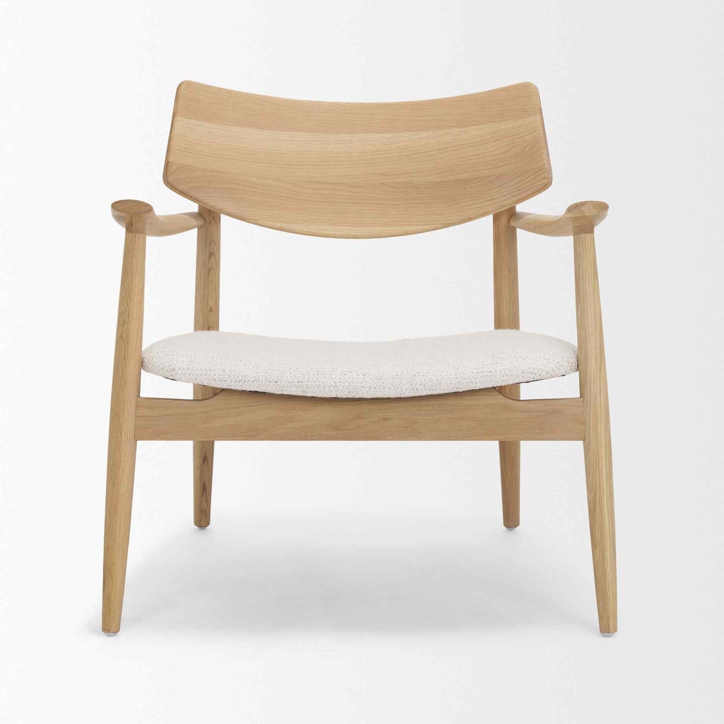 Haggen Cream Fabric Accent Chair