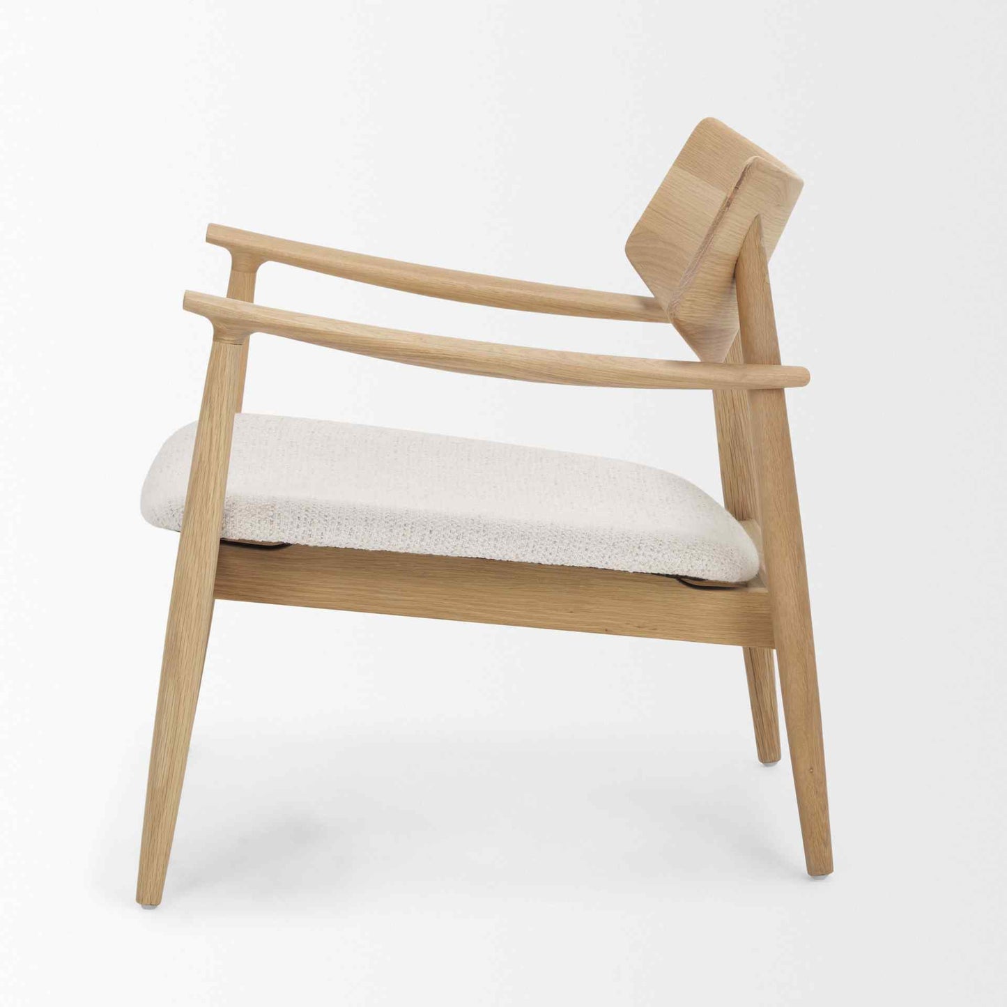 Haggen Cream Fabric Accent Chair