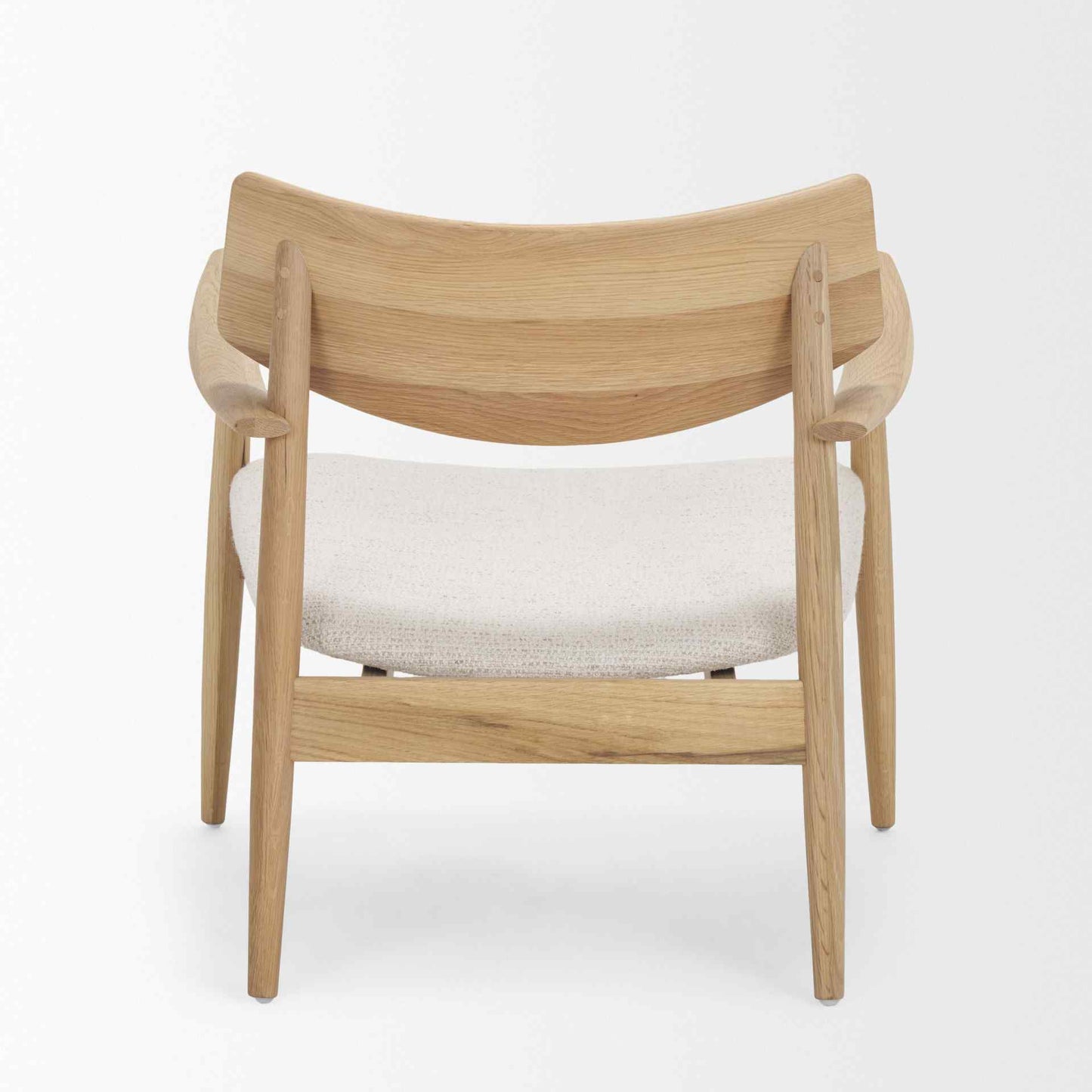 Haggen Cream Fabric Accent Chair