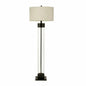 Haines 64" Tall Glass Gold Floor Lamp-Floor Lamps-Bassett Mirror-LOOMLAN