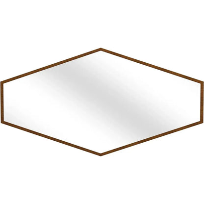 Haines Wood Gold Wall Mirror - LOOMLAN - Bassett Mirror - Wall Mirrors