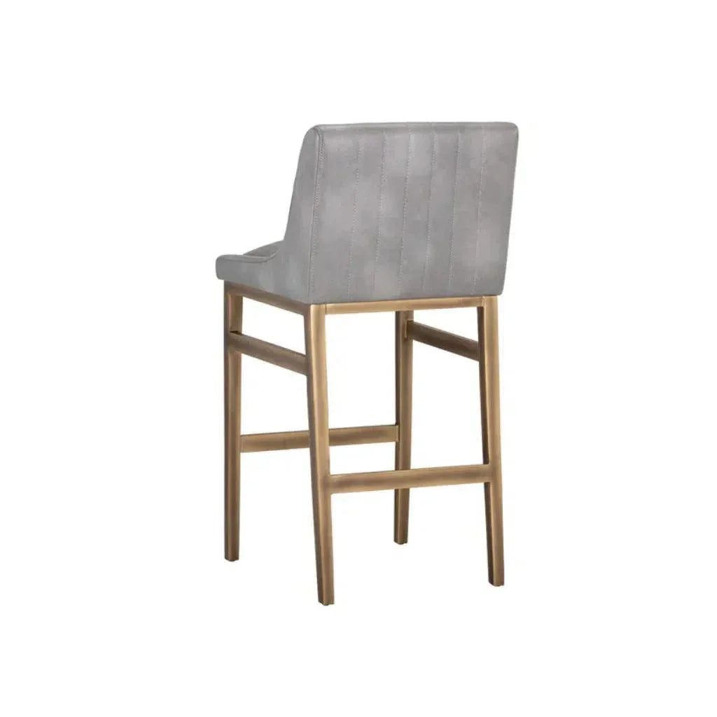 Halden Leather Urban Barstool - LOOMLAN - SUNPAN - Bar Stools