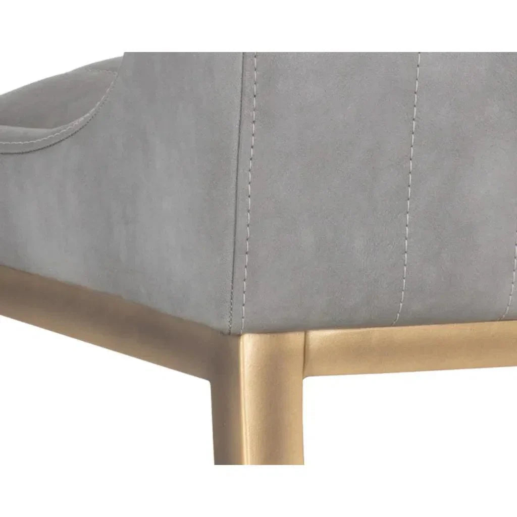 Halden Leather Urban Barstool - LOOMLAN - SUNPAN - Bar Stools