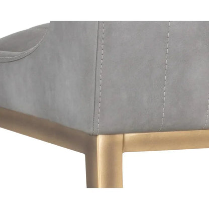 Halden Leather Urban Barstool - LOOMLAN - SUNPAN - Bar Stools