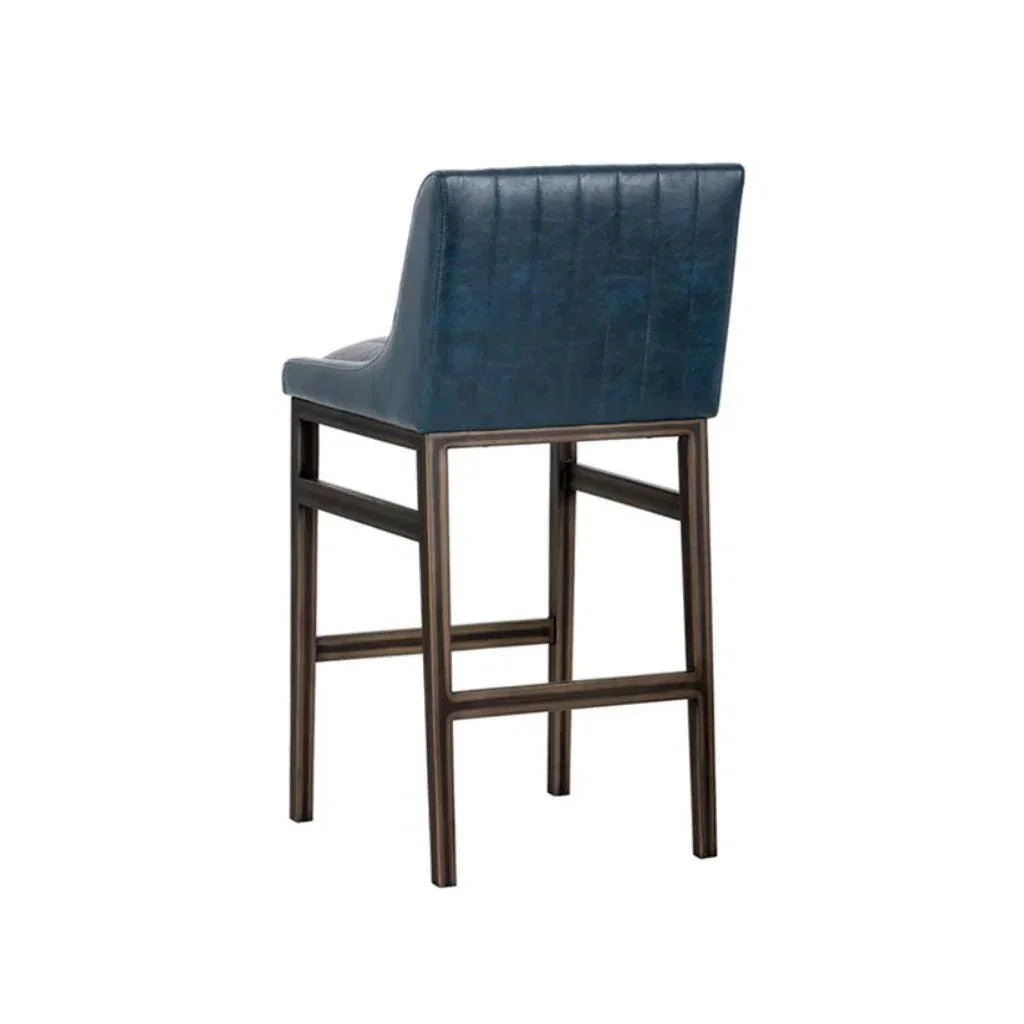 Halden Leather Urban Barstool - LOOMLAN - SUNPAN - Bar Stools