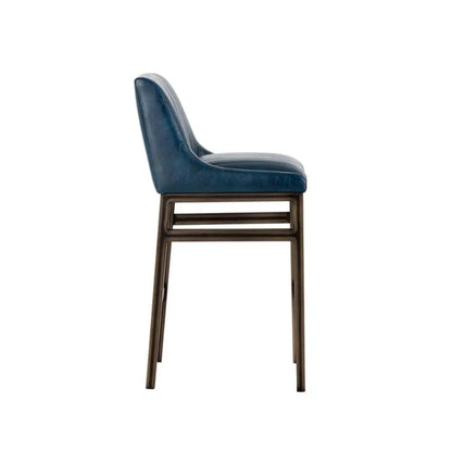 Halden Leather Urban Barstool - LOOMLAN - SUNPAN - Bar Stools