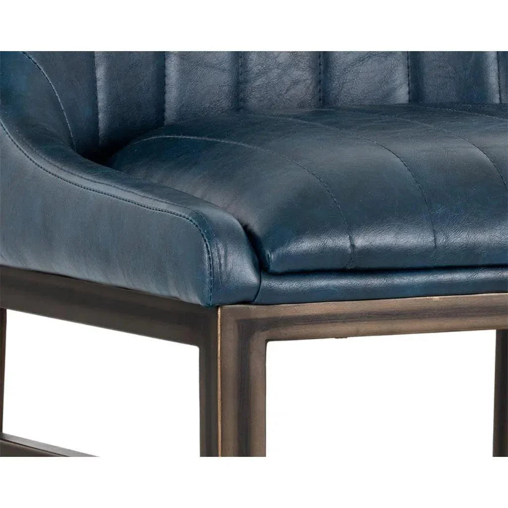 Halden Leather Urban Barstool - LOOMLAN - SUNPAN - Bar Stools