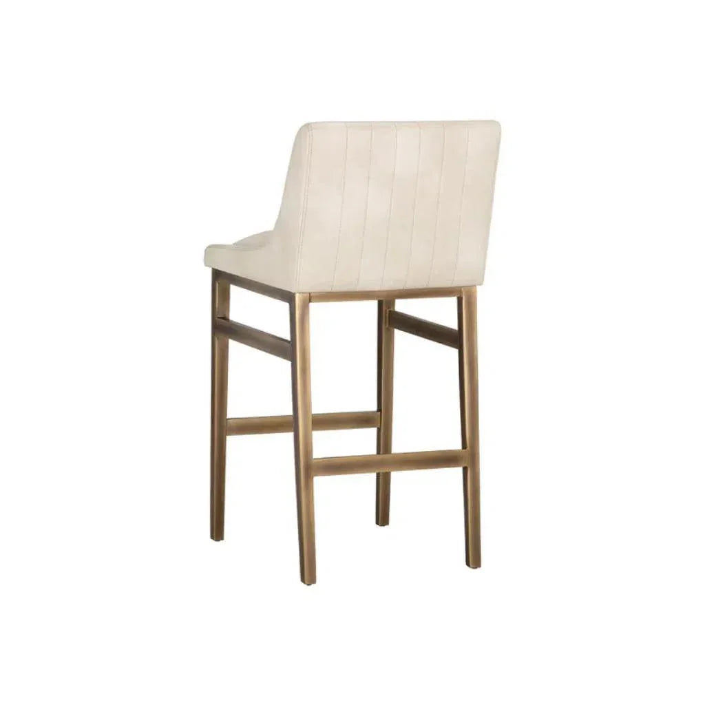 Halden Leather Urban Barstool - LOOMLAN - SUNPAN - Bar Stools