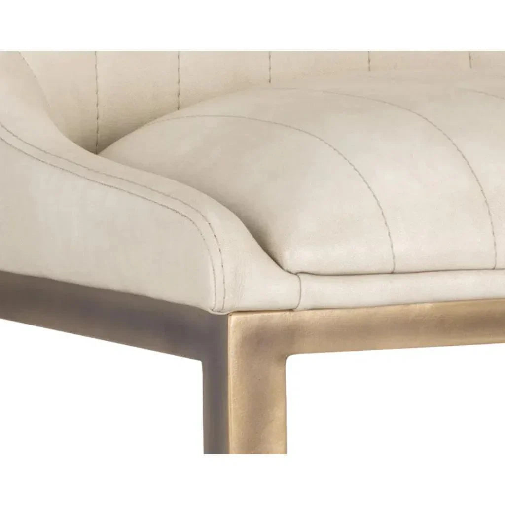 Halden Leather Urban Barstool - LOOMLAN - SUNPAN - Bar Stools