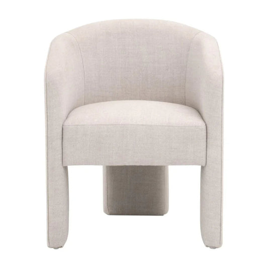 Hall Cream Fabric Arm Chair - LOOMLAN - Essentials For Living - Club Chairs