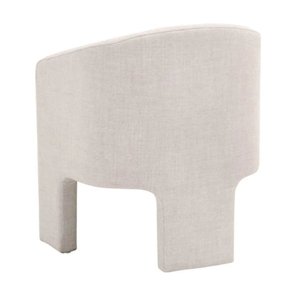 Hall Cream Fabric Arm Chair - LOOMLAN - Essentials For Living - Club Chairs