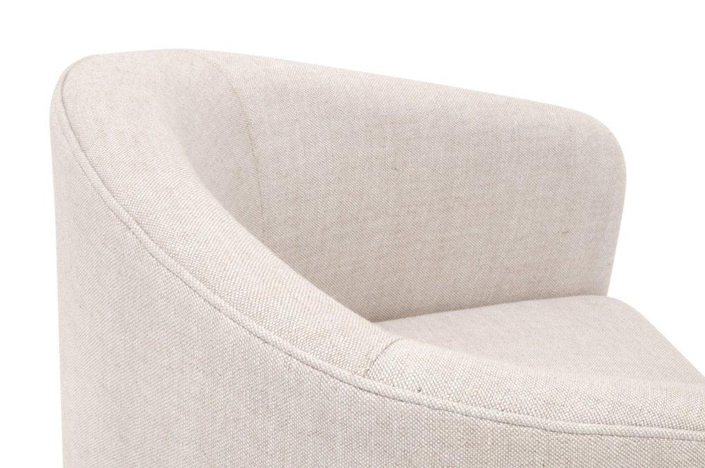 Hall Cream Fabric Arm Chair - LOOMLAN - Essentials For Living - Club Chairs