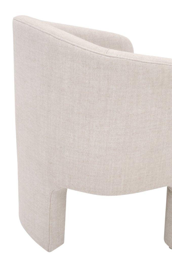 Hall Cream Fabric Arm Chair - LOOMLAN - Essentials For Living - Club Chairs