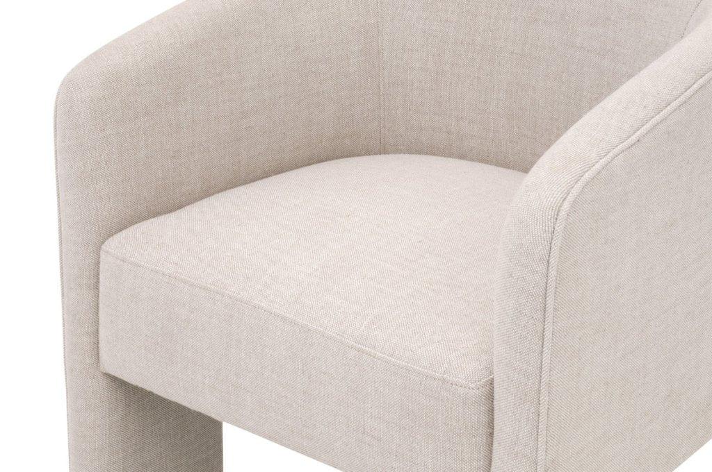 Hall Cream Fabric Arm Chair - LOOMLAN - Essentials For Living - Club Chairs