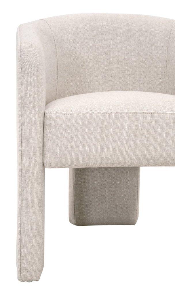 Hall Cream Fabric Arm Chair - LOOMLAN - Essentials For Living - Club Chairs
