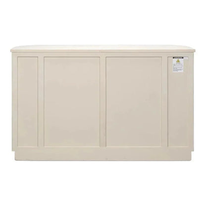 Halle Entrance Demilune Antique White Sideboard - LOOMLAN - Sarreid - Sideboards