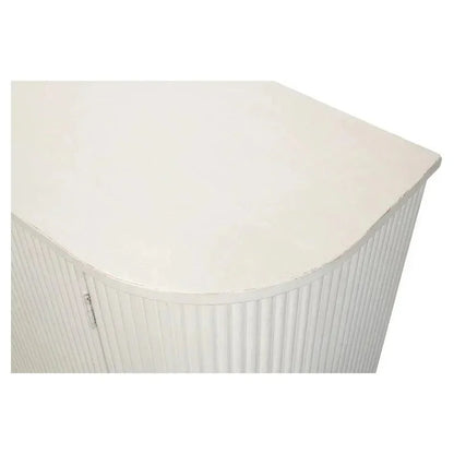 Halle Entrance Demilune Antique White Sideboard - LOOMLAN - Sarreid - Sideboards