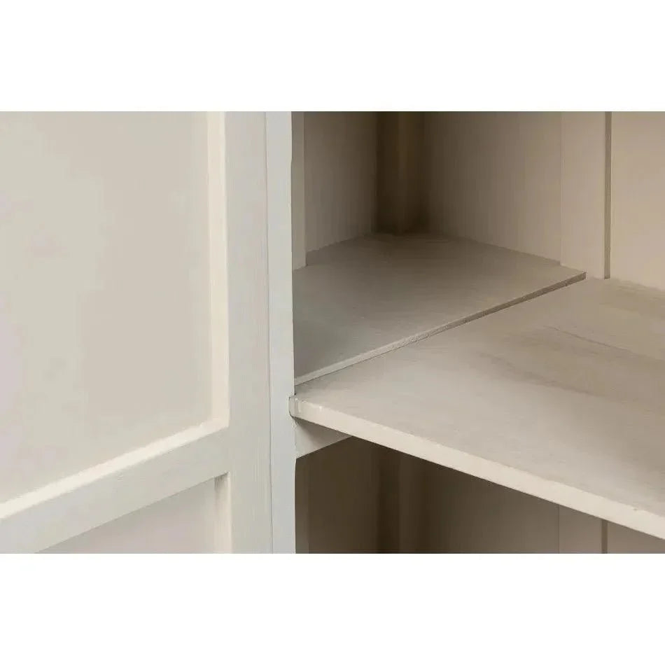 Halle Entrance Demilune Antique White Sideboard - LOOMLAN - Sarreid - Sideboards