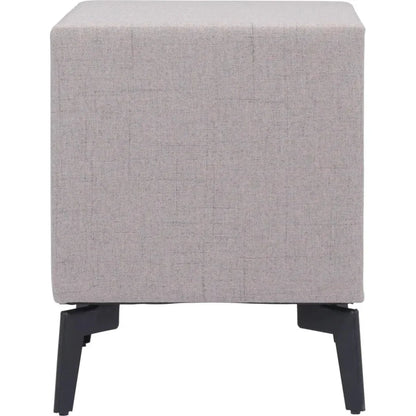 Halle Side Table Gray - LOOMLAN - Zuo Modern - Side Tables