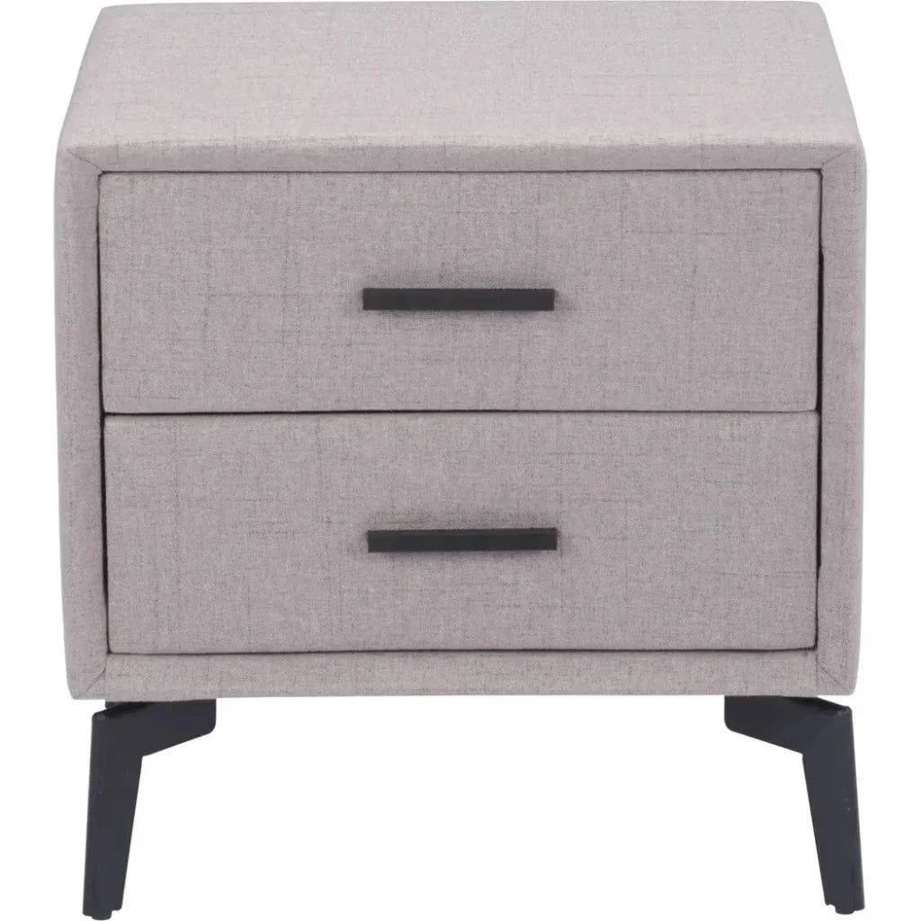 Halle Side Table Gray - LOOMLAN - Zuo Modern - Side Tables