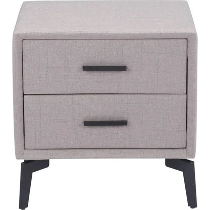 Halle Side Table Gray - LOOMLAN - Zuo Modern - Side Tables
