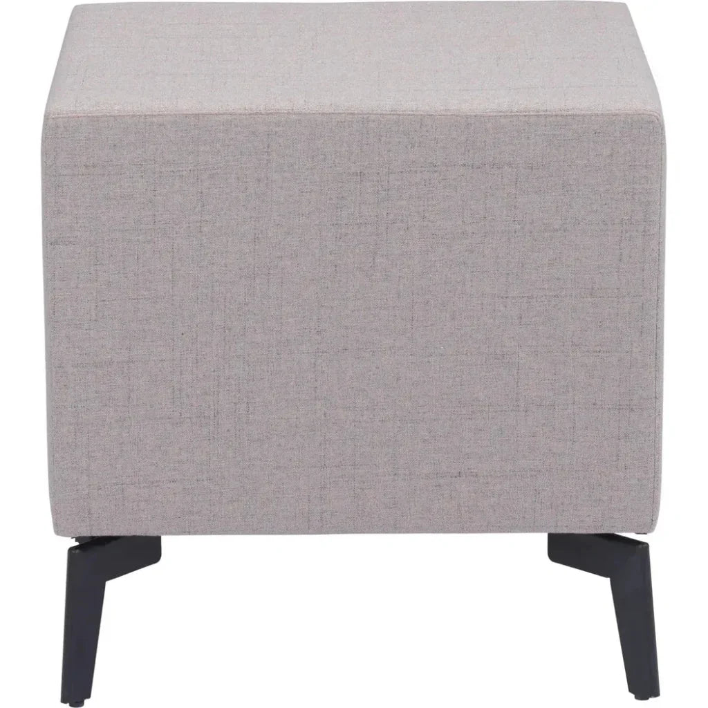 Halle Side Table Gray - LOOMLAN - Zuo Modern - Side Tables