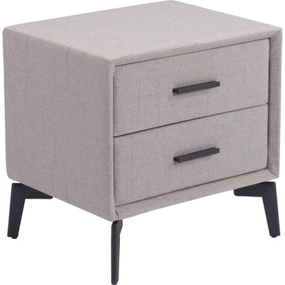 Halle Side Table Gray - LOOMLAN - Zuo Modern - Side Tables