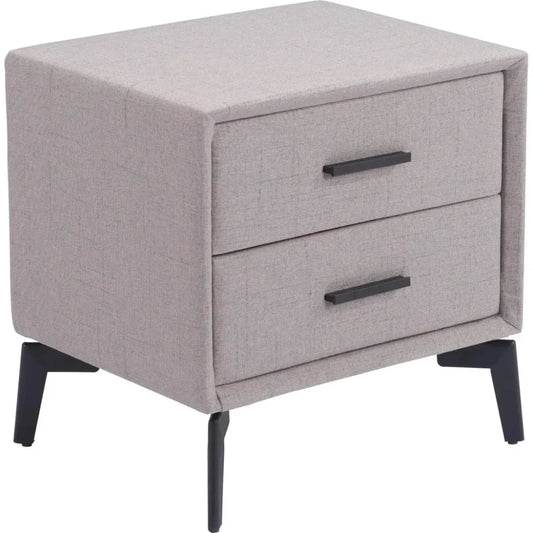Halle Side Table Gray - LOOMLAN - Zuo Modern - Side Tables