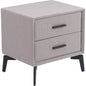 Halle Side Table Gray - LOOMLAN - Zuo Modern - Side Tables